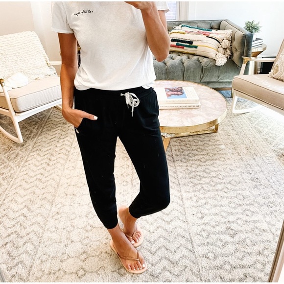 Vuori Pants - VUORI Performance Black Joggers S